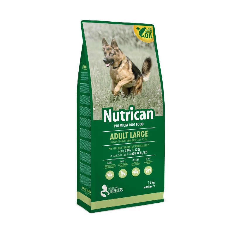 Nutrican Adult Large Dog Сухий корм для дорослих собак великих порід з куркою