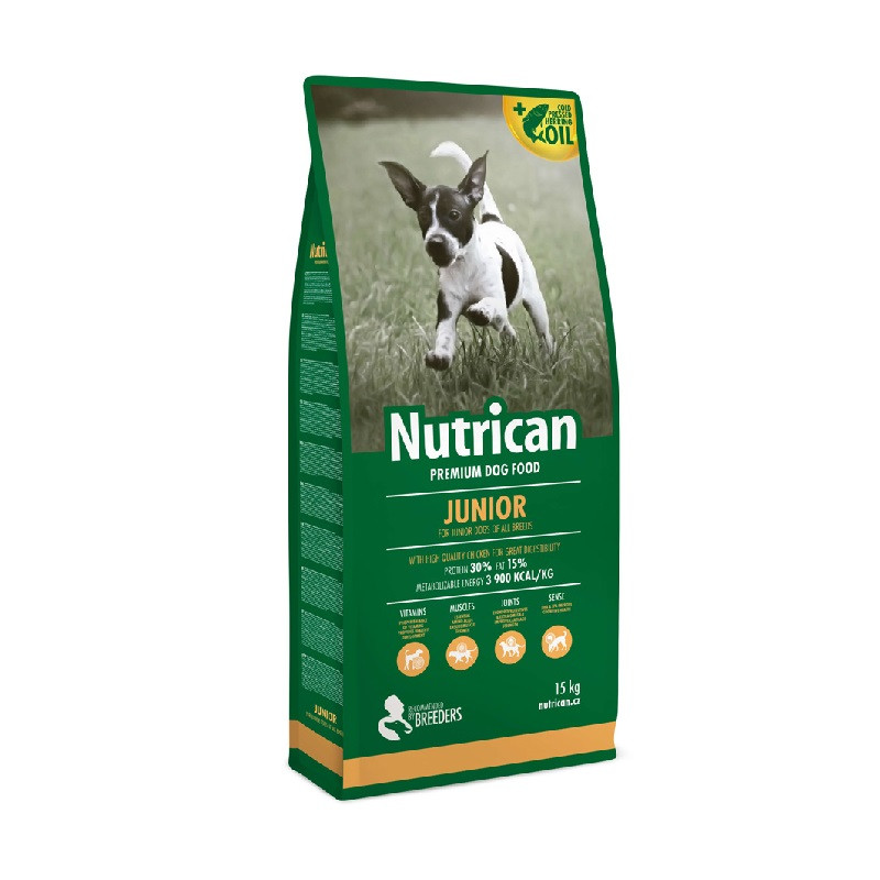 Nutrican Junior Dog Сухий корм для цуценят всіх порід з куркою