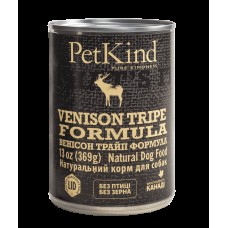 PetKind Venison Tripe Formula Беззернові консерви для собак з яловичиною, новозеландською олениною та яловичим рубцем