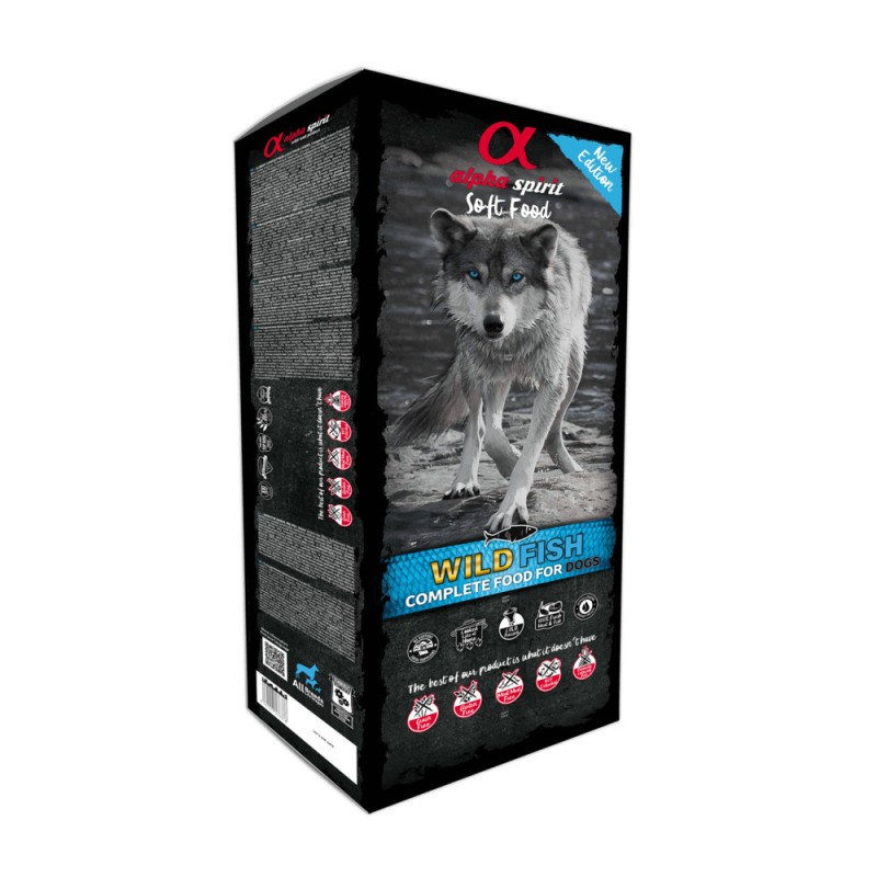 Alpha Spirit Semi-moist Dog Only Fish Напіввологий корм для собак усіх порід 6 видів риби