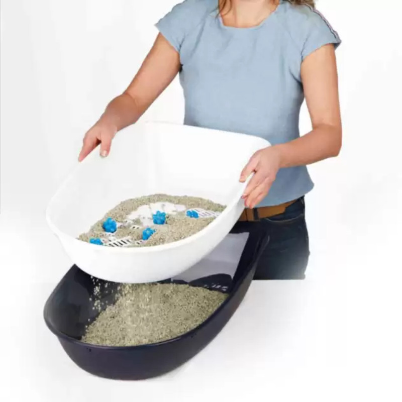 Trixie Berto Hygienic Separate Туалет для кішок з бортиком та сіткою