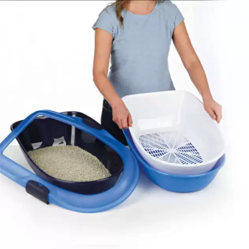 Trixie Berto Hygienic Separate Туалет для кішок з бортиком та сіткою
