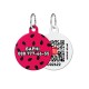 Collar Waudog Smart ID Адреса для собак та котів персоналізований з QR паспортом, малюнок Кавун