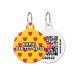 Collar Waudog Smart ID Адреса для собак і котів персоналізований з QR паспортом, малюнок Серця