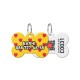 Collar Waudog Smart ID Адреса для собак і котів персоналізований з QR паспортом, малюнок Серця