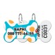 Collar Waudog Smart ID Адреса для собак і котів персоналізований з QR паспортом, малюнок Яєчня