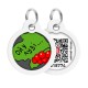 Collar Waudog Smart ID Адреса з QR-кодом металевий з малюнком Калина
