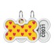 Collar Waudog Smart ID Адреса з QR-кодом металевий з малюнком Серця