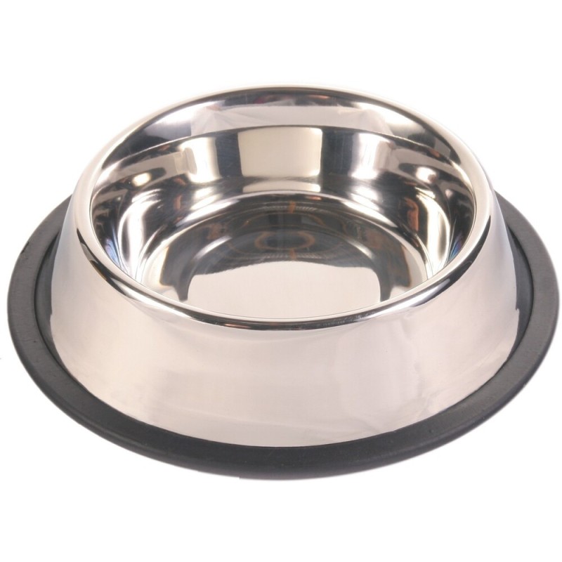 Trixie Stainless Steel Bowl Металева миска для котів та собак неслизька