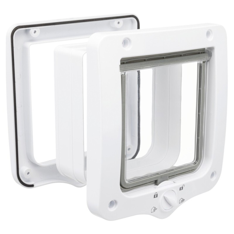 Trixie 4-Way Flap Door Врізні двосторонні двері з блокуванням та тунелем