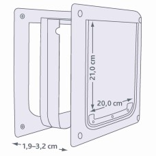 Trixie FreeDog 2-Way Flap Врізні двосторонні двері для собак