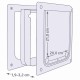 Trixie FreeDog 2-Way Flap Врізні двосторонні двері для собак