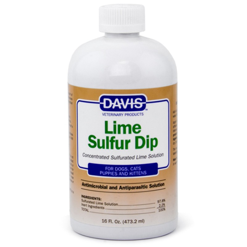 Davis Lime Sulfur Dip Засіб антимікробний та антипаразитарний для котів та собак