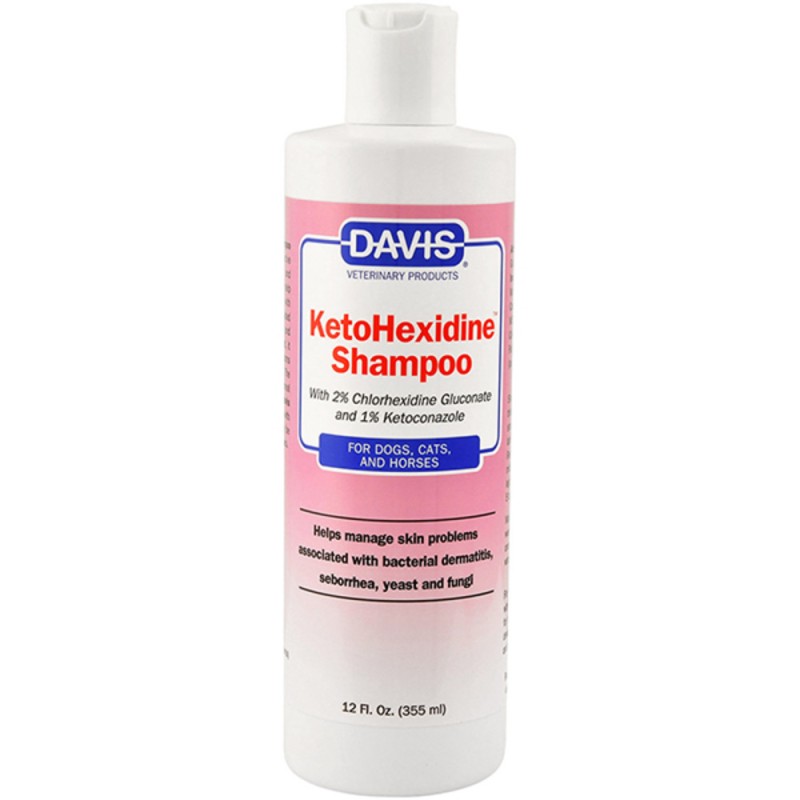 Davis KetoHexidine Shampoo Шампунь з 2% хлоргексидином та 1% кетоконазолом для котів та собак