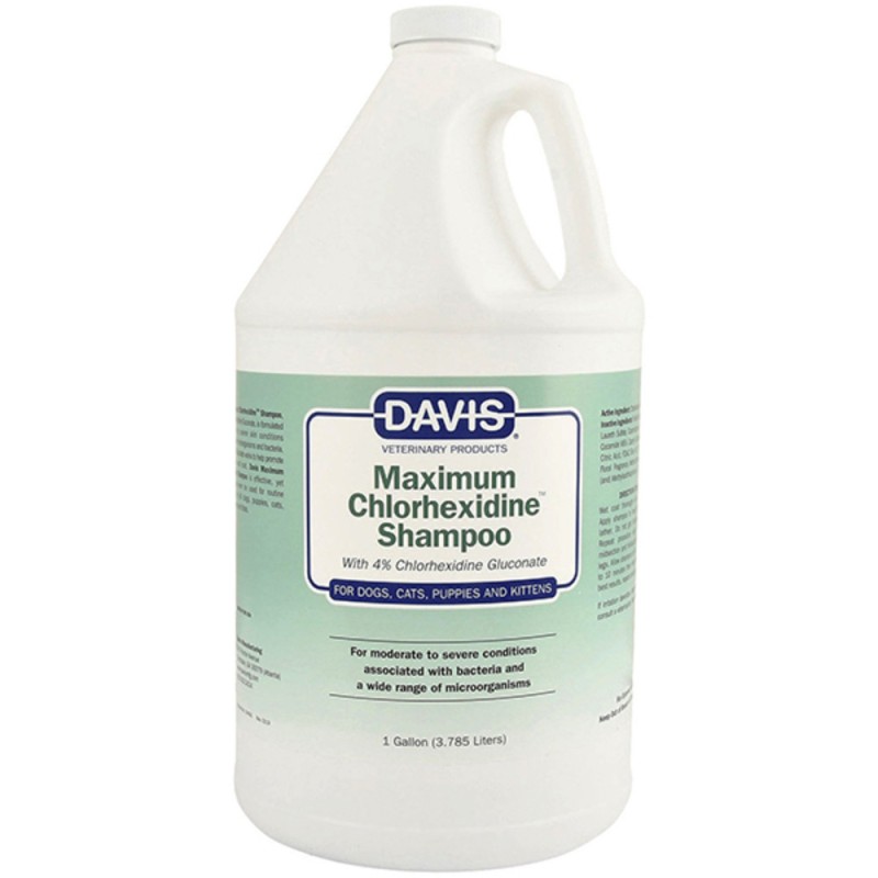 Davis Maximum Chlorhexidine Shampoo Шампунь з 4% хлоргексидином для котів та собак
