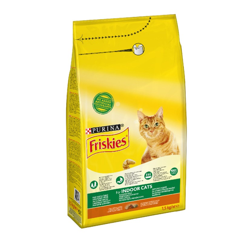 Friskies Indoor Сухий корм для дорослих кішок