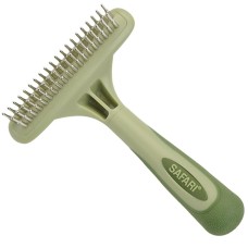 Safari Dog Rotating Pin Double Row Undercoat Rake Граблі дворядні для собак
