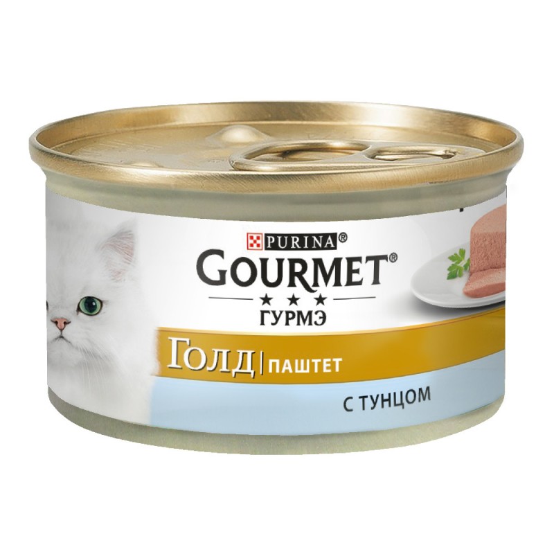 Gourmet Gold Консерви для дорослих кішок паштет із тунцем