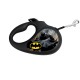 Collar WAUDOG Roulette Leash Повідець-рулетка для собак з малюнком Бетмен Чорний