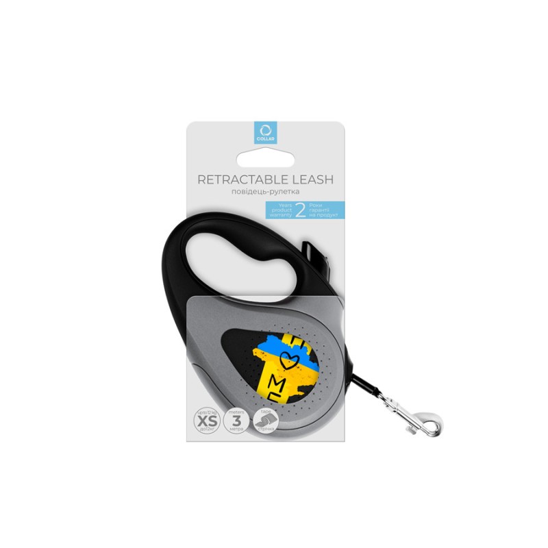 Collar WAUDOG Roulette Leash Повідець-рулетка для собак з малюнком