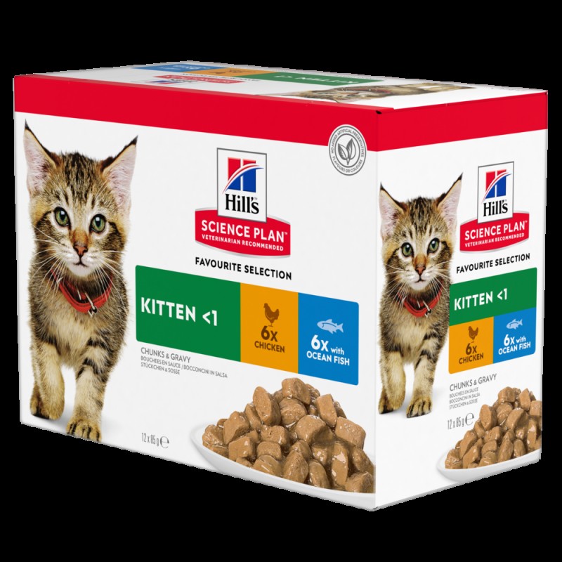 Hills Science Plan Kitten with Ocean Fish and Chicken Консерви для кошенят з океанічною рибою та куркою
