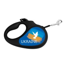 Collar WAUDOG Roulette Leash Повідець-рулетка для собак з малюнком Прапор