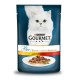 Gourmet Perle Консерви для дорослих кішок з куркою та яловичиною у підливі