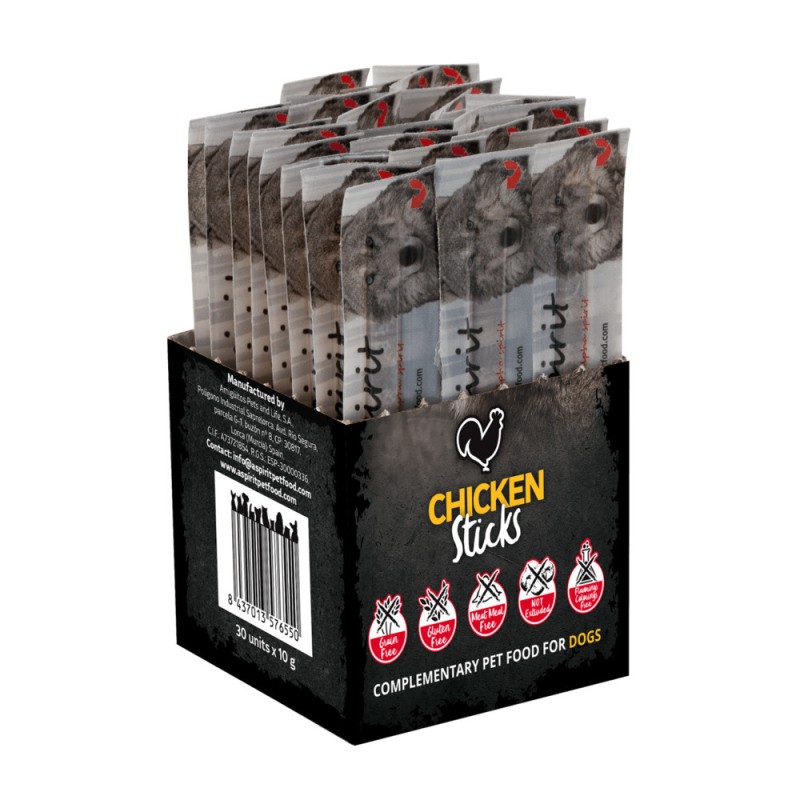 Alpha Spirit DOG Sticks Chicken Напіввологі ласощі для собак палички з куркою