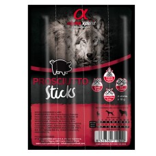 Alpha Spirit DOG Sticks Prosciutto Напіввологі ласощі для собак палички з прошуто