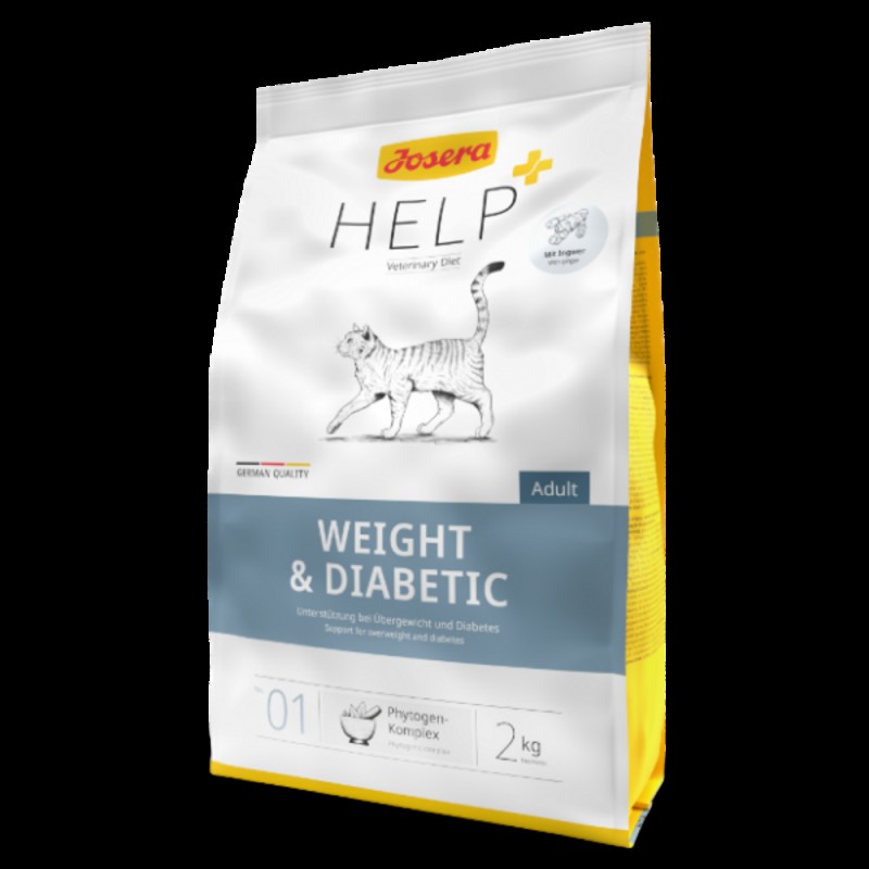 Josera Help Weight & Diabetic Cat Лікувальний корм для котів при надмірній вазі та діабеті