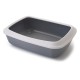 Savic Iriz Cat Litter Tray Туалет для кішок з бортиком сірий