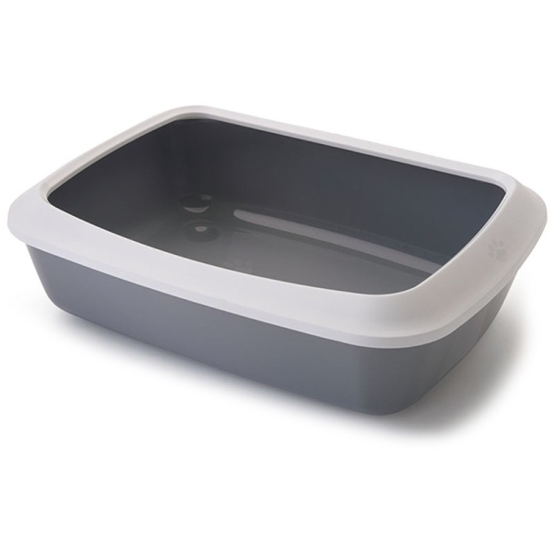 Savic Iriz Cat Litter Tray Туалет для кішок з бортиком сірий
