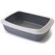 Savic Iriz Cat Litter Tray Туалет для кішок з бортиком сірий