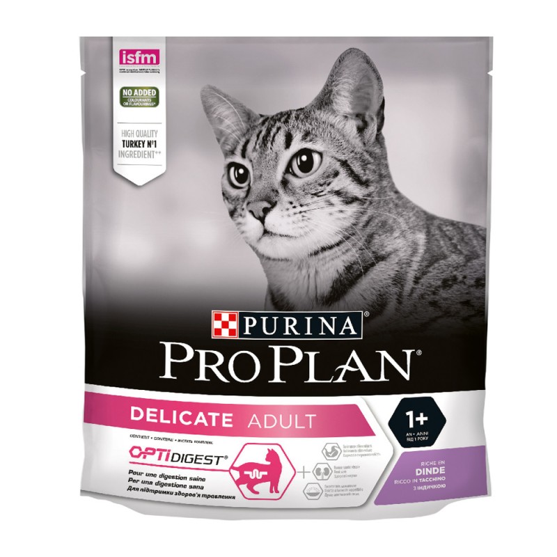 Pro Plan Delicate Turkey Сухий корм для котів з чутливим травленням