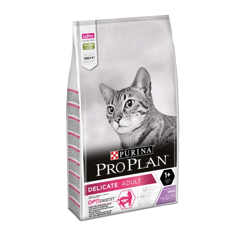 Pro Plan Delicate Turkey Сухий корм для котів з чутливим травленням