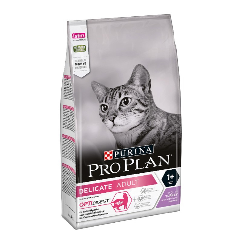 Pro Plan Delicate Turkey Сухий корм для котів з чутливим травленням