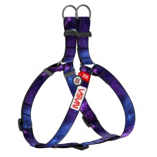 Collar Waudog Nylon Шлея для собак нейлонова з QR паспортом пластикова пряжка-фастекс NASA21