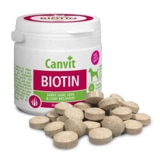 Canvit Biotin Dog Харчова вітамінна добавка для шерсті собак
