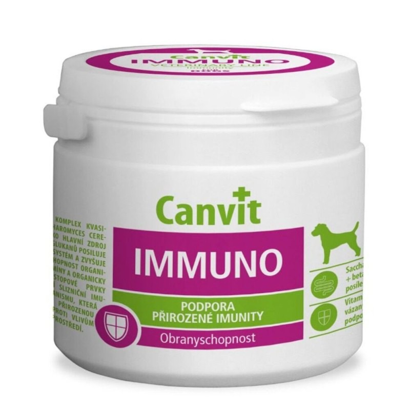 Canvit Immuno Dog Харчова вітамінна добавка для зміцнення імунітету у собак