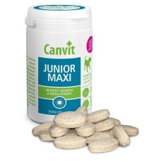 Canvit Junior Maxi Dog Харчова вітамінна добавка для здорового росту та розвитку цуценят та молодих собак великих порід