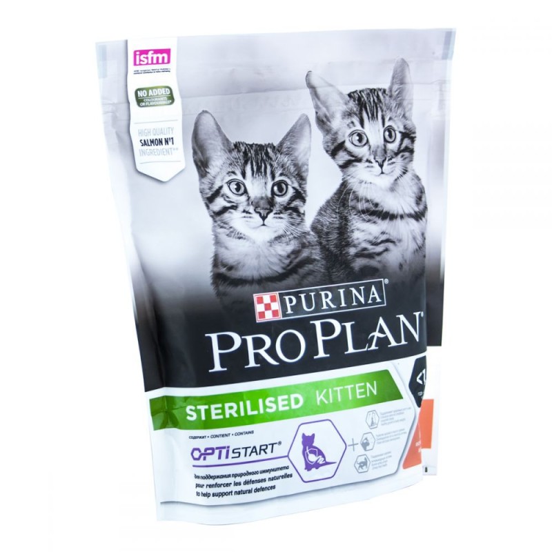 Pro Plan Sterilised Kitten Salmon Сухий корм для стерилізованих кошенят з лососем