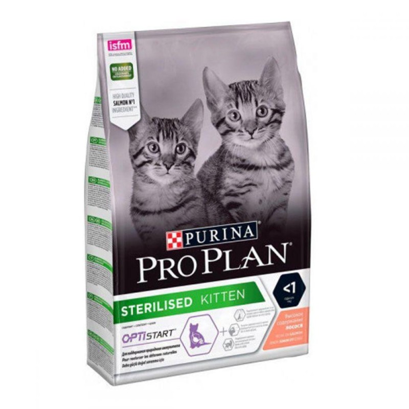 Pro Plan Sterilised Kitten Salmon Сухий корм для стерилізованих кошенят з лососем