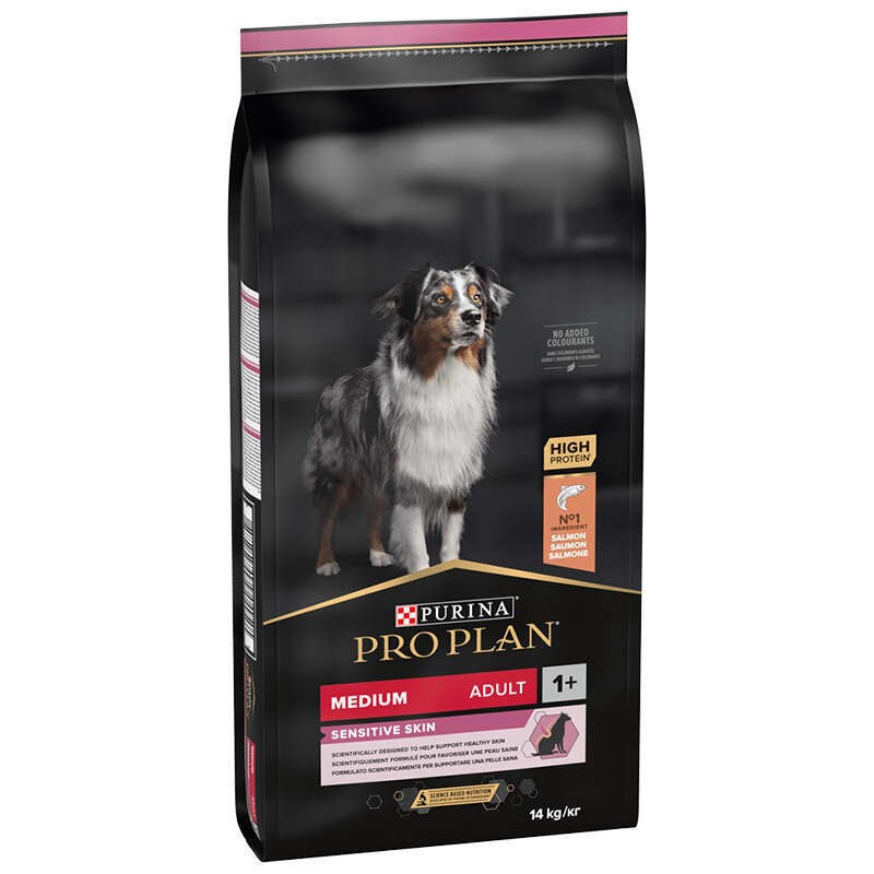 Pro Plan Medium Sensitive Skin Adult Сухий корм для собак середніх порід з лососем