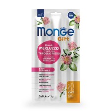 Monge Gift Cat Skin support Ласощі для котів з чутливою шкірою з тріскою та червоною конюшиною