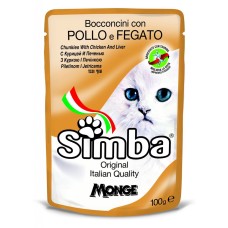 Monge Simba Cat Wet Консерви для котів з куркою та печінкою