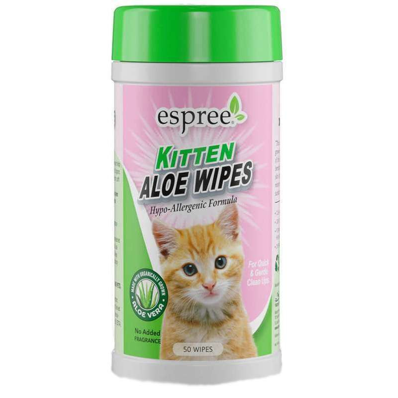 Espree Kitten Wipes Серветки гіпоалергенні для кошенят