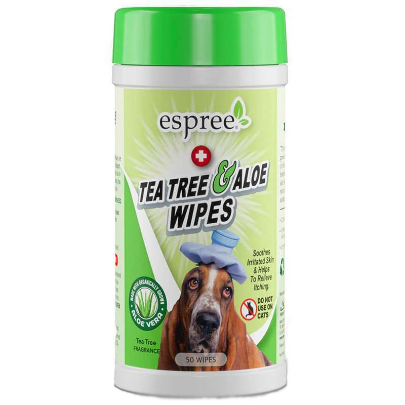 Espree Puppy Aloe Wipes Вологі серветки з екстрактом алое віра для цуценят