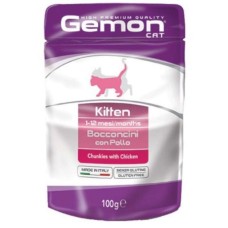 Gemon Kitten Консерви для кошенят з куркою в желе