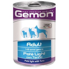 Gemon Adult Dog Light Консерви для дорослих собак усіх порід паштет з тунцем