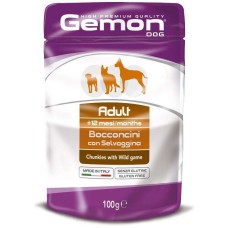Gemon Adult Dog Консерви для дорослих собак усіх порід з м'ясом диких тварин у желе